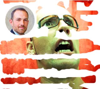 Very scared man with a phobia of public speaking wants to learn how to overcome stage fright in one hour and improve his communication skills